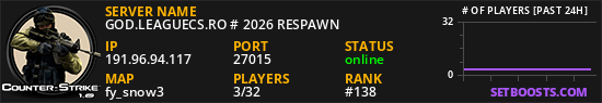 GOD.LEAGUECS.RO # 2026 RESPAWN
