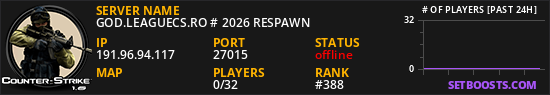 GOD.LEAGUECS.RO # 2026 RESPAWN