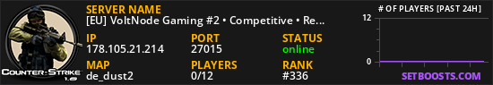 [EU] VoltNode Gaming #2 • Competitive • ReHLDS