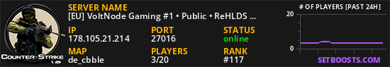 [EU] VoltNode Gaming #1 • Public • ReHLDS • 1000FPS