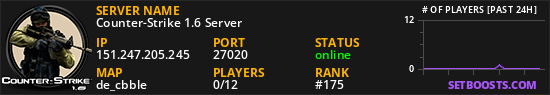 Counter-Strike 1.6 Server