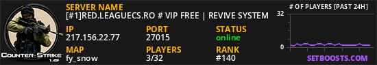 [#1]RED.LEAGUECS.RO # VIP FREE | REVIVE SYSTEM