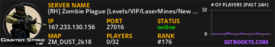 [RH] Zombie Plague [Levels/VIP/LaserMines/New Gameplay]