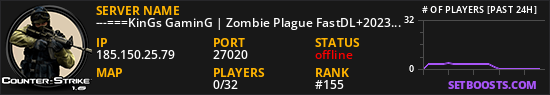 ---===KinGs GaminG | Zombie Plague FastDL+2023===---