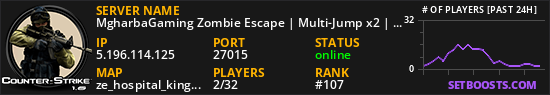 MgharbaGaming Zombie Escape | Multi-Jump x2 | FREE VIP