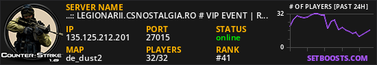..:: LEGIONARII.CSNOSTALGIA.RO # VIP EVENT | REVIVE SYSTEM ::..