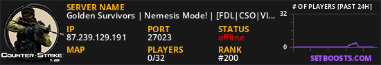 Golden Survivors | Nemesis Mode! | [FDL|CSO|VIP]