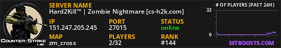 Hard2Kill™ | Zombie Nightmare [cs-h2k.com]