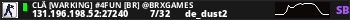 ClÃ [WARKING] #4FUN [Br] @BRXGames