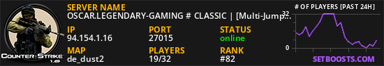 OSCAR.LEGENDARY-GAMING # CLASSIC | [Multi-Jumps x3 + FREE VIP]