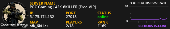 PGC Gaming |AFK-6KILLER [Free-VIP]