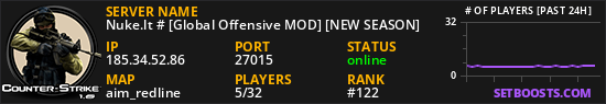 Nuke.lt # [Global Offensive MOD] [NEW SEASON]