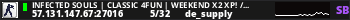 Infected Souls | Classic 4FUN | WEEKEND X2 XP! /GET [REVIVES | CASES | MVP | CLASSES | MISSIONS | FREEVIP | FDL]