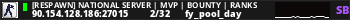 [RESPAWN] NATIONAL SERVER | MVP | BOUNTY | RANKS